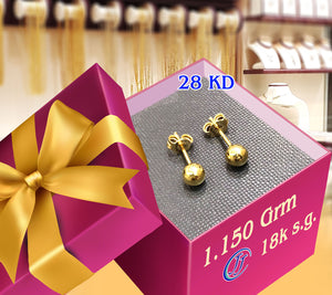 Gold Earring 18k